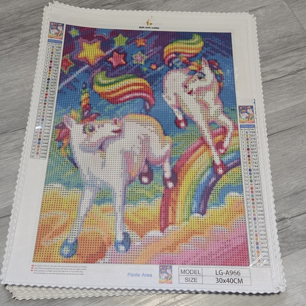 Unicorns DIY 5D Full Round Drill Diamond Painting